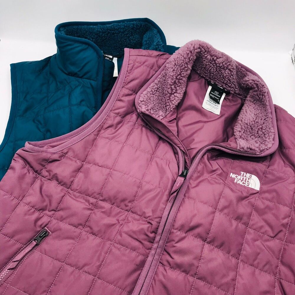 Lot of 2 North Face Vests Junction Insulation Puffer Hike Gorpcore Womens Med